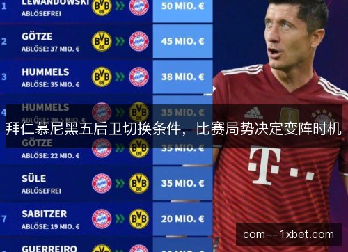 拜仁慕尼黑五后卫切换条件，比赛局势决定变阵时机